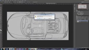 Car Blueprints Setup - Photoshop CC and Maya 2014