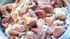 Куриные желудочки по - французски. Нежная и вкусная закуска из куриных желудков