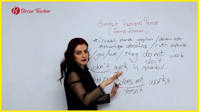 (BAŞLANGIÇ DÜZEY) DERS 5 - Simple Present Tense (Türkçe Anlatım)
