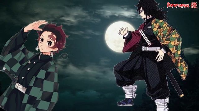 SHINOBU & KANAO hacen un tr10 con TANJIRO ???