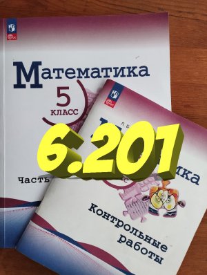 математика 5 класс номер 6.201