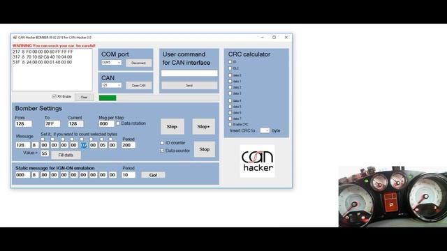 CAN Hacker Bomber новые функции смотреть онлайн