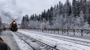 паровоз ЛВ-0165 ст.Рускеала