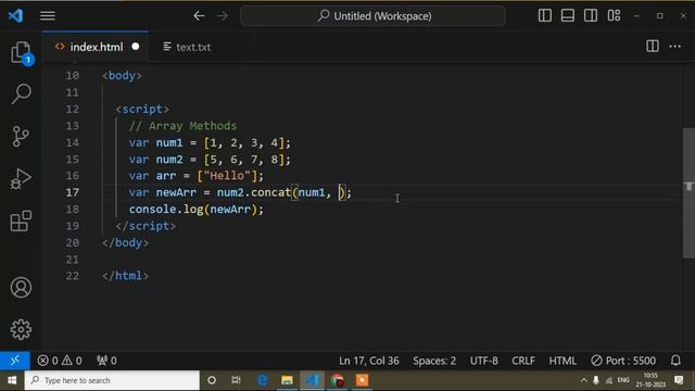 Array.concat(), Array.join() Javascript | Javascript Tutorial