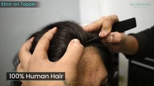 Hair Toppers for thinning hair | Stick on Human Hair Toppers | Hair Extensions Mumbai