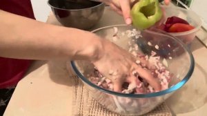 Голубцы из замороженных перцев зимой