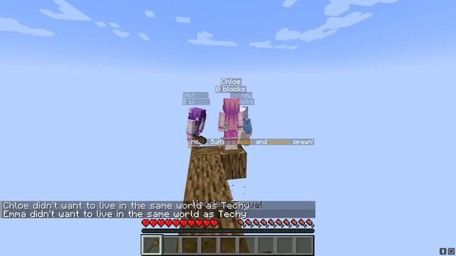 Stuck On A GIRLS ONLY One Block In Minecraft... смотреть онлайн