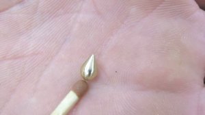 Очень простая в изготовлении мормышка Капля! Для ловли на безмотылку окуня и плотвы!