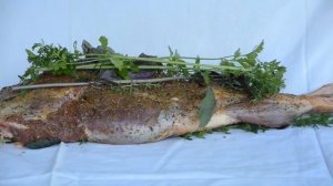 Баранья нога на мангале. Вкуснейший рецепт.