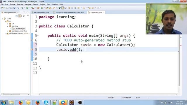 Java in Tamil - Method Definition, Calling - Part 2 - Java Training in Chennai - Payilagam смотреть онлайн