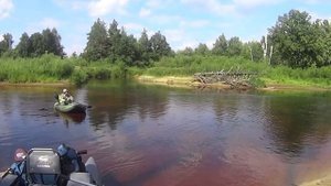 Рыбалка на реке Лух