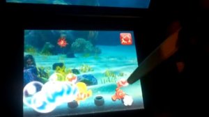 Finding nemo escape to the big blue 3ds part 2 POP the bubbles