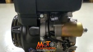 Двигатель Лифан 192F-2T-D 20 л/с с катушкой освещения 12В 7А 84Вт вал 25 мм с электростартером