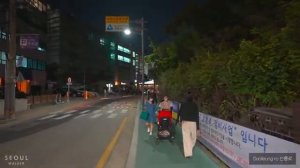 Ночная прогулка по Сеулу Каннам Тегеран-ро и Королевские гробницы.