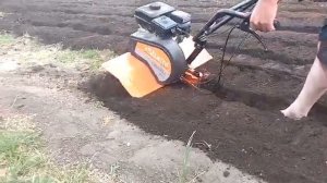 Культиватор sturm GK8360м  в работе