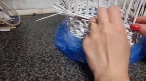 Плетеная ажурная шкатулка. часть 1