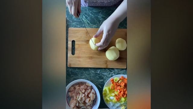 Куриное филе с овощами смотреть онлайн