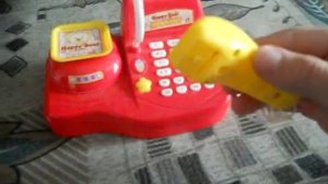 Видео игрушечный кассовый аппарат.Как это работает