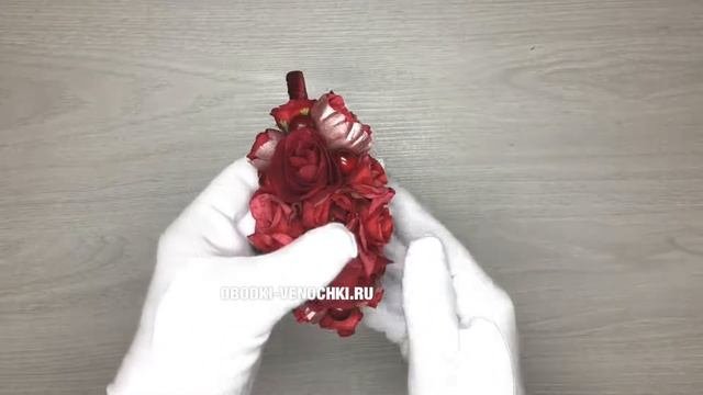 Видео обзор - ободок для волос из цветов 