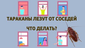 Как бороться с тараканами в квартире, если тараканы лезут ОТ СОСЕДЕЙ❓❓❓ Обработка
