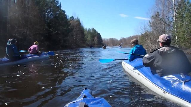 Чибирь-Черная-Безменец-Керженец. Апрельский сплав по высокой воде смотреть онлайн