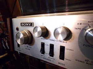 Винтажный проигрыватель стереомузыкальной системы SONY HP-188-ЯПОНИЯ-1969-год