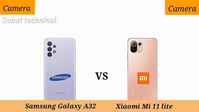 Samsung Galaxy A32 vs Xiaomi Mi 11 lite  Camera test !!