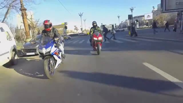 #29Iub - Suzuki gsxr 750 k9 - fun in traffic смотреть онлайн