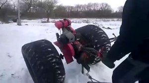 Испытание самодельных колес на мотоблок