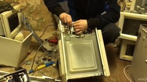 Разбор микроволновки Samsung на запчасти