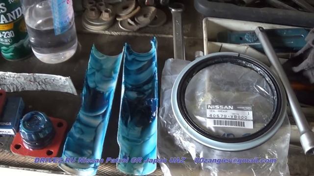 Ремонт поворотного кулака Nissan Patrol смотреть онлайн