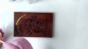 Ключница  из дерева дуба и эпоксидной смолы.