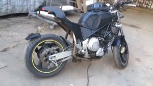 First start Yamaha TRX850 Lara Croft: Edition from Russia ??CUSTOM (not finished)
