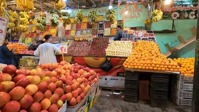 Базар в Египте. ОЧЕНЬ НИЗКИЕ ЦЕНЫ! Фруктовый рынок в Хургаде. Тут должен побывать каждый турист! смотреть онлайн