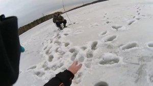 Белоярка 2022г., весенняя рыбалка по последнему льду.