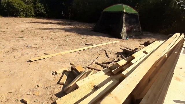 Строим дальше. #3 Стропильная система, утепляем потолок. "Петрович" привёз подарок смотреть онлайн