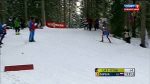 БИАТЛОН. КМ 2012-13. Антхольц (Италия). Мужчины. Гонка преслед 12.5 км. (Спорт 1). 19.01.2013. 720p