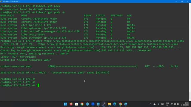 Kubernetes cluster with Kubeadm смотреть онлайн