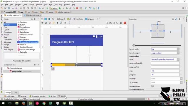 Lập trình Android A-Z – Bài 30: ProgressBar смотреть онлайн