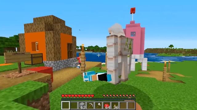 Among us Trapped me in Minecraft - online gameplay смотреть онлайн