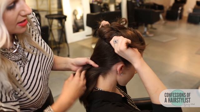 Easy Knotted Faux Mohawk Updo смотреть онлайн