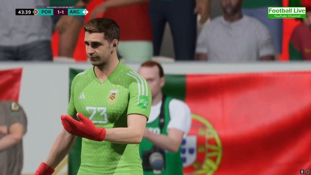 FIFA 23 | Portugal vs. Argentina | FIFA World Cup Final 2022 Qatar | Messi vs Ronaldo - Gameplay PC смотреть онлайн
