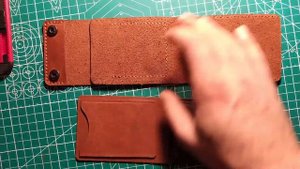 мужской кошелёк из кожи,bifold,ЭКСКЛЮЗИВНАЯ МОДЕЛЬ,выкройка pdf,работа с кожей