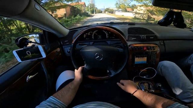 Mercedes Benz CL-500 2001 [300HP] - POV Drive смотреть онлайн