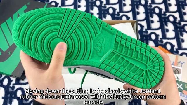 Air Jordan 1 Retro High OG Lucky Green 2023 смотреть онлайн
