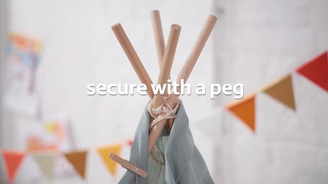 How to Make an Indoor Teepee for Kids | Tesco смотреть онлайн