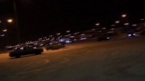 зимний дрифт на ниве