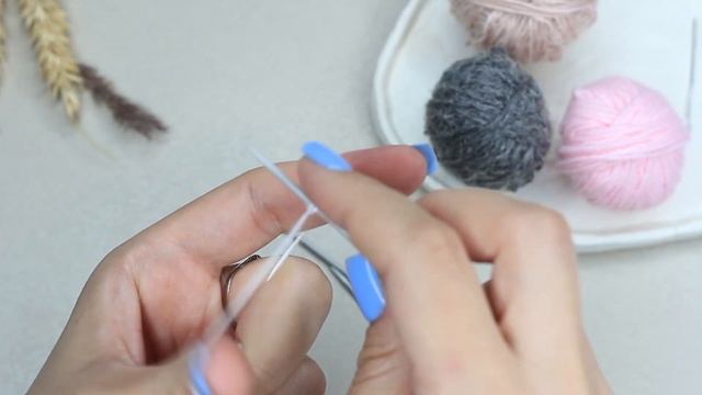 Игрушка МЫШКА спицами