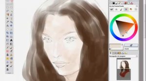 Desenhando e pintando com GIMP e tablet Trust TB 7300- parte 1