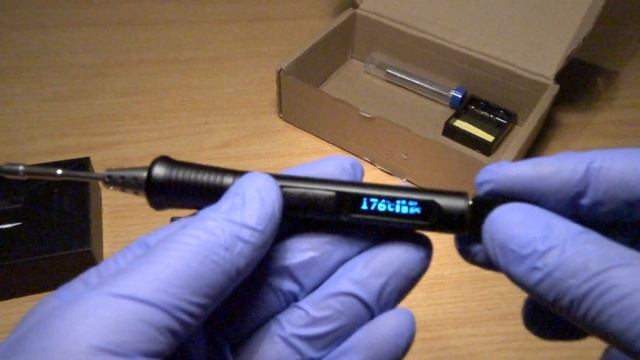 "TS-80P" Digital Mini Portable 30W soldering iron. смотреть онлайн